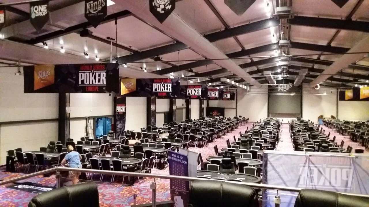 Poker room at King’s Resort; archival photograph