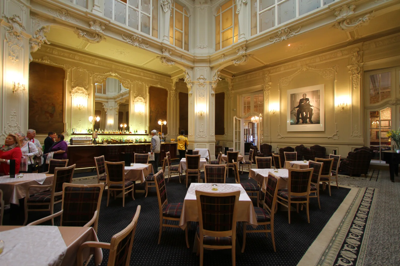 Grandhotel Pupp ceremonial hall, 2017